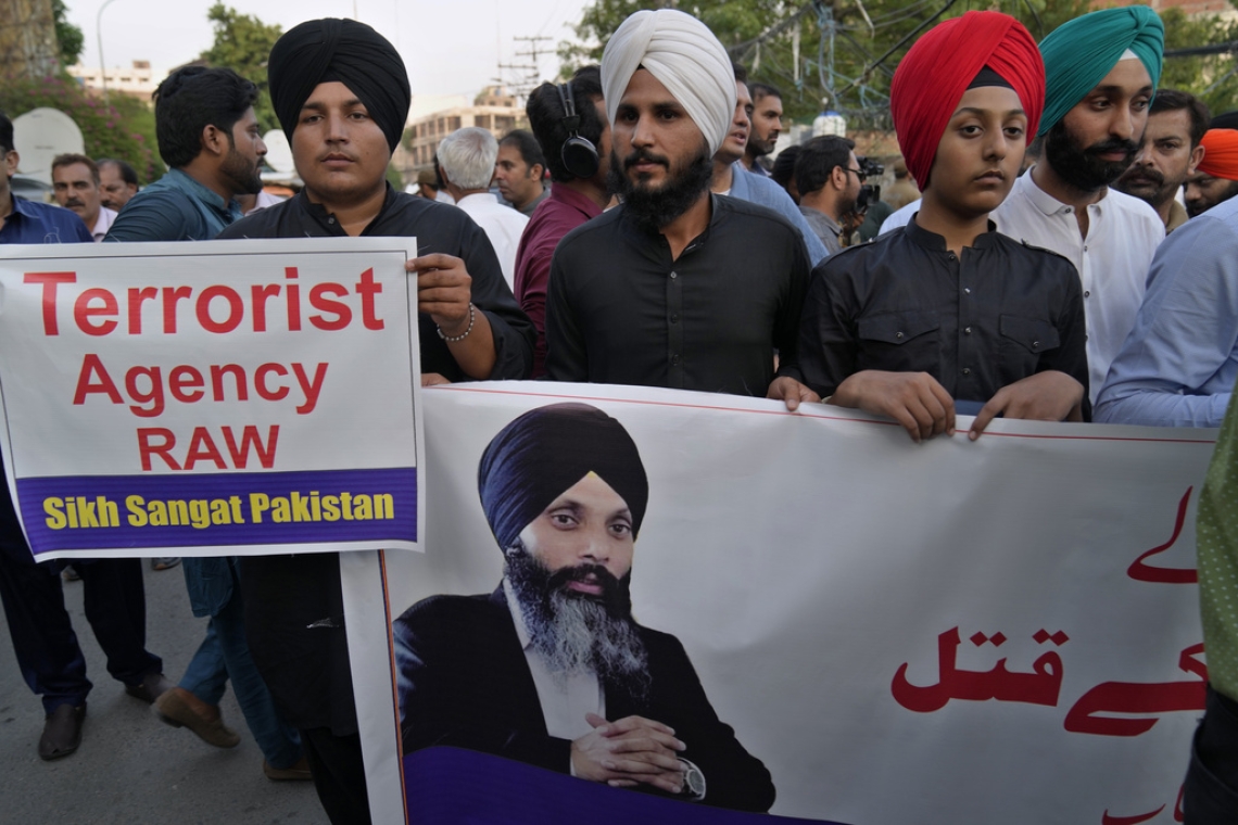 Καναδοί Σιχ διαδηλώνουν ενάντια στην Ινδία
