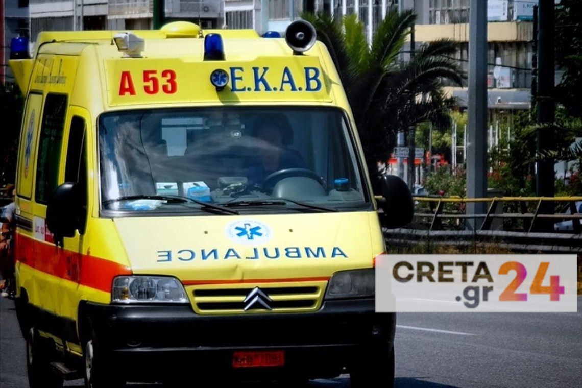 18χρονος σε κρίσιμη κατάσταση μετά από τροχαίο στο Ηράκλειο