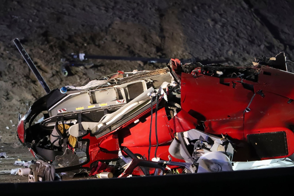 Συντριβή ελικοπτέρου σε αυτοκινητόδρομο στην Καλιφόρνια